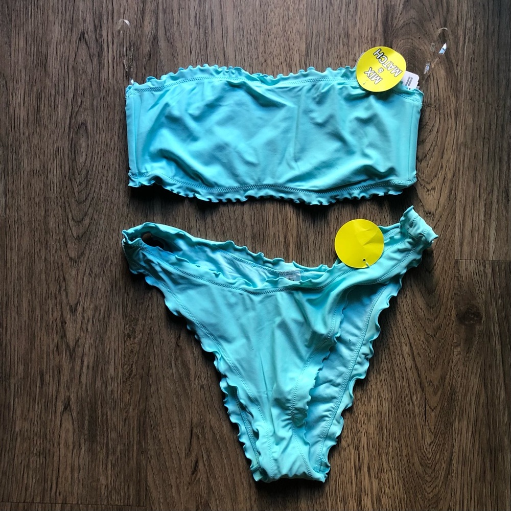 Forever 21 bright blue bikini